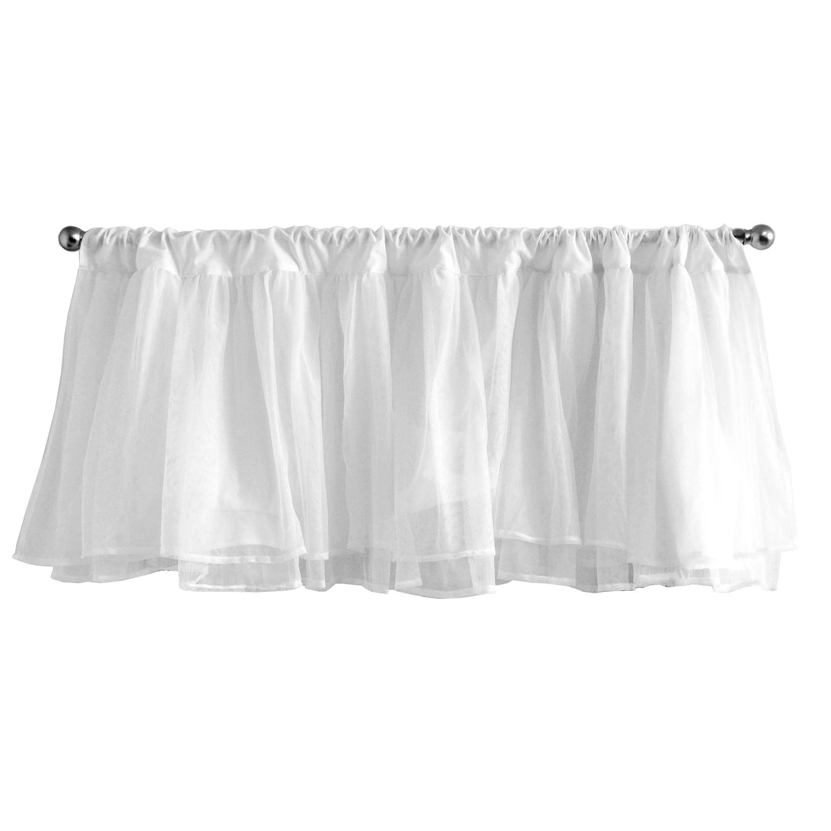 Layered Tulle Window Valance – Tadpoles